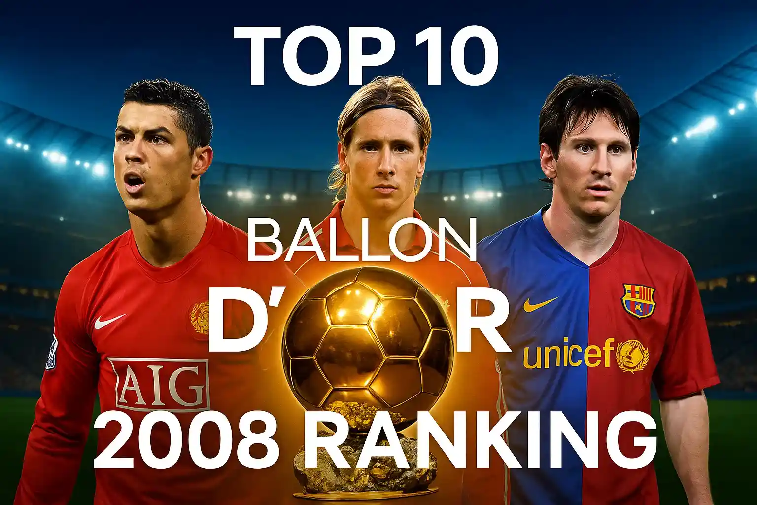 Ballon d’Or 2008 Rankings: Messi or Ronaldo?