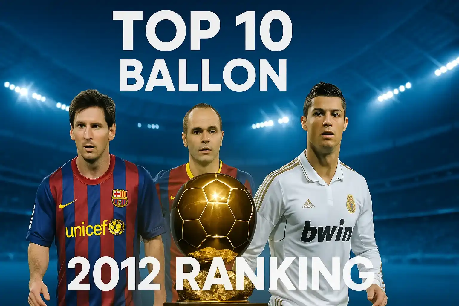Ballon d’Or 2012 Rankings Revealed