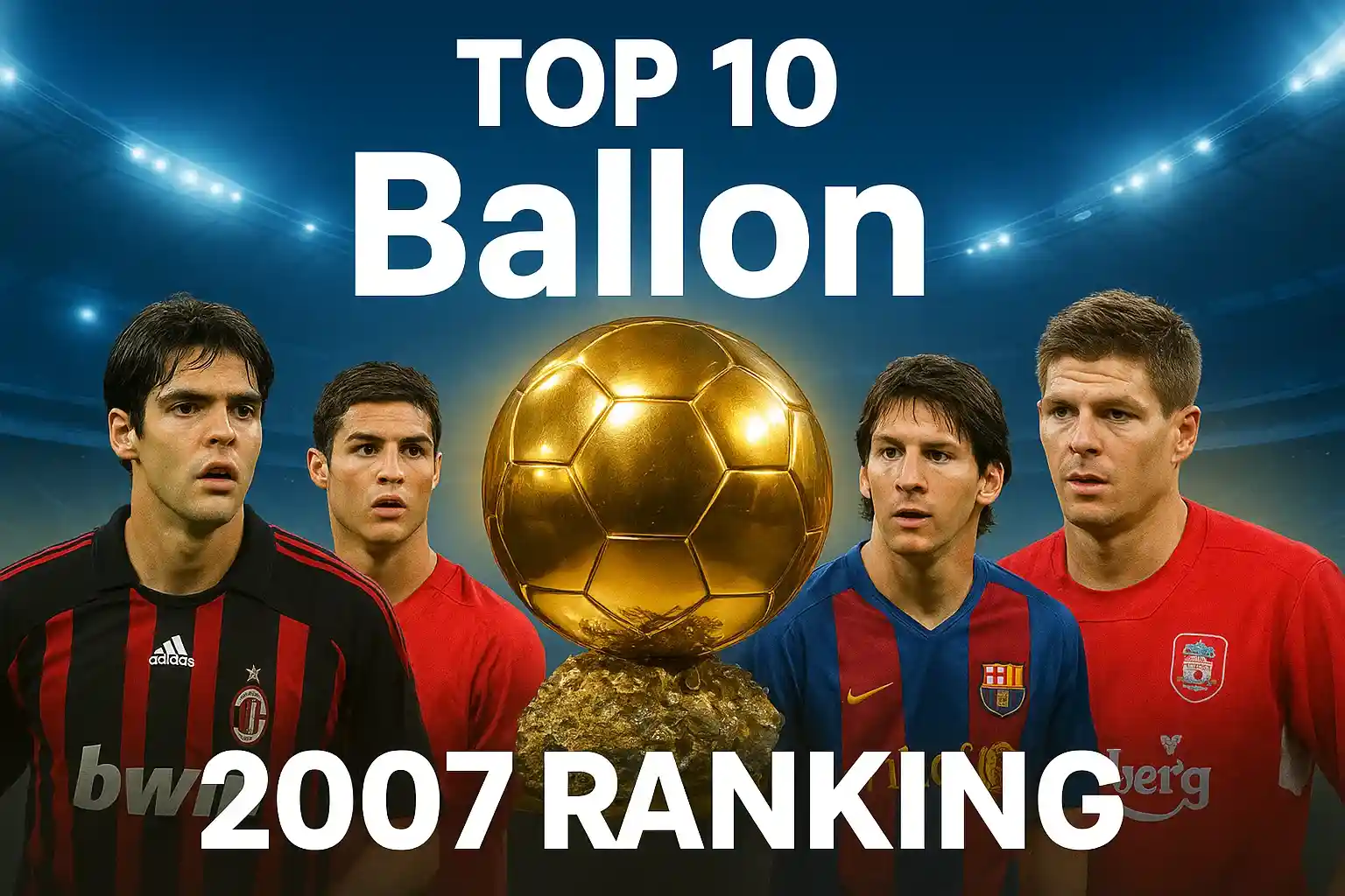 Ballon d’Or 2007 Rankings Revealed