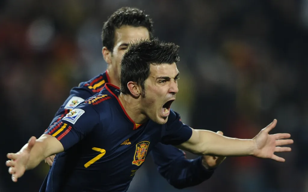 David Villa- Top 10 Spain forwards