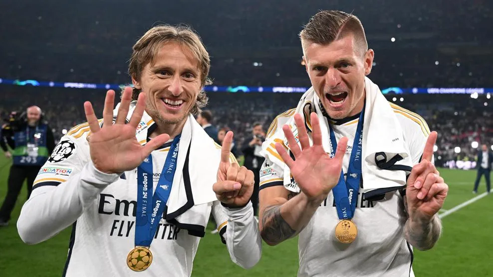 UEFA Champions League - Kroos - Modric - Real Madrid