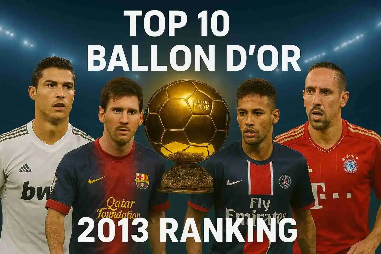 Ballon d’Or Rankings 2013 – Top 3 Players