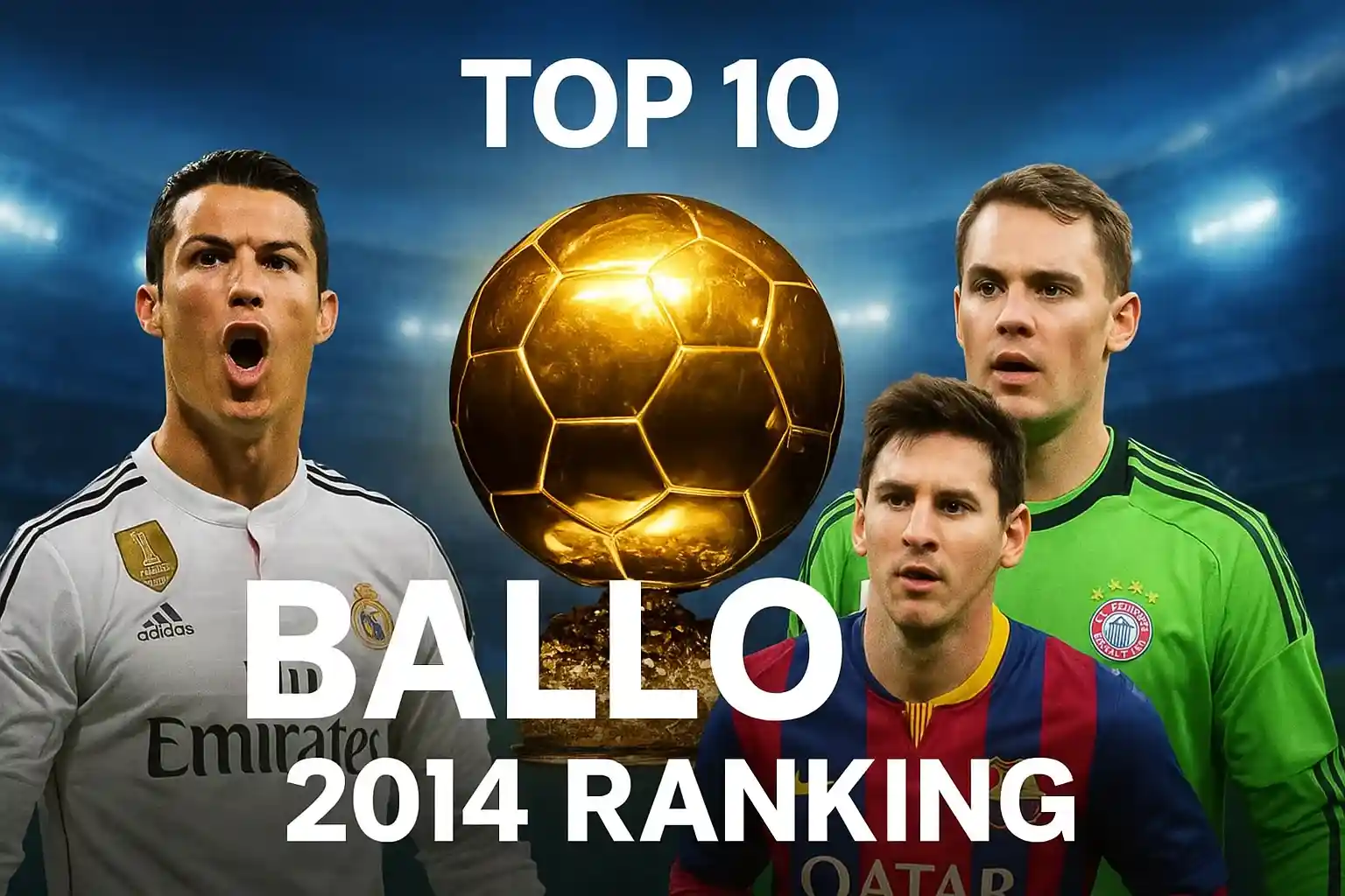 Ballon d’Or 2014 Rankings