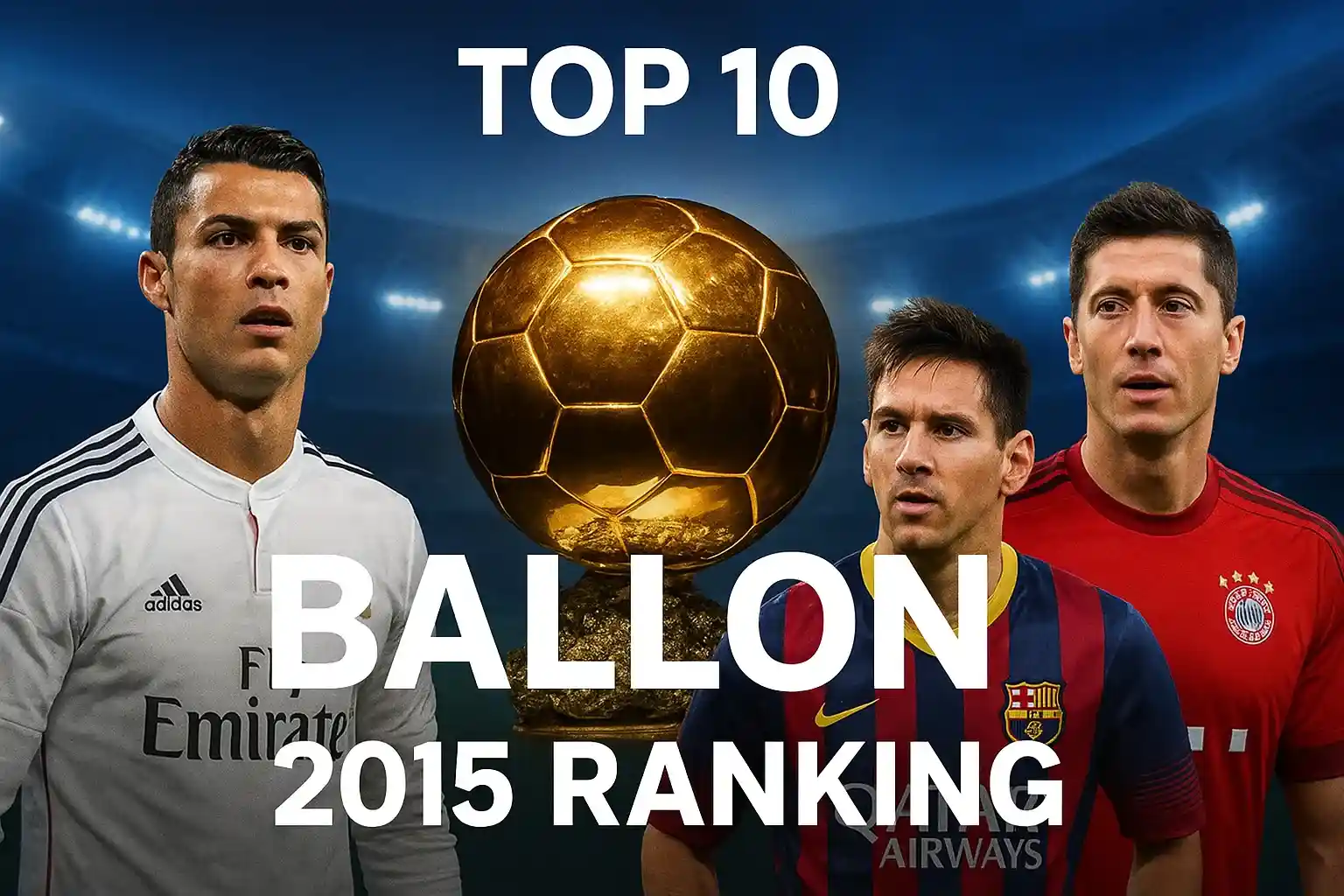Ballon d’Or 2015 Rankings: Messi or Ronaldo?