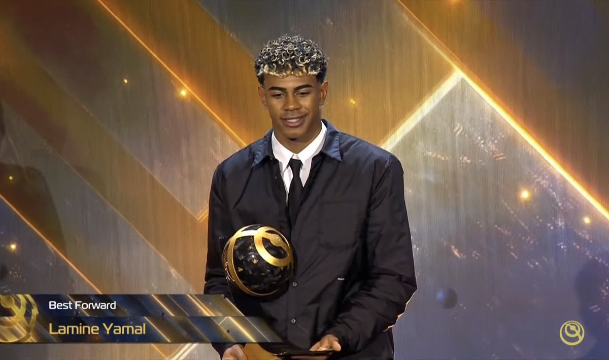 Lamine Yamal Reflects on Rapid Rise at Globe Soccer Awards 2025